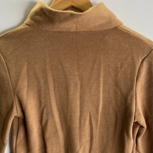 Zara Camel Long Sleeve Bodysuit - Picture 5 of 5